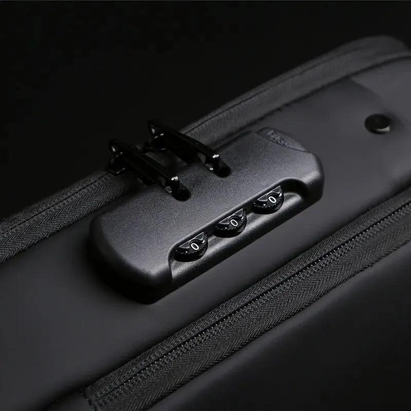 Bolsa Masculina Multifuncional Antifurto com USB - Loja Sem Fim