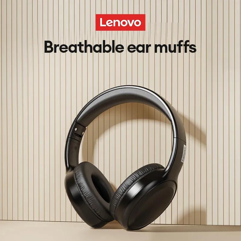 Lenovo TH30 Wireless Headphones Bluetooth 5.3 Earphones Foldable Gaming Headset Sport Headphone with Mic Music Earbuds 250mAh - Loja Sem Fim