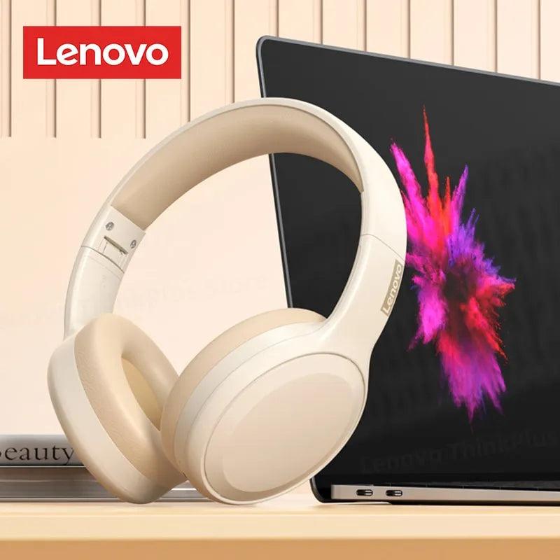 Lenovo TH30 Wireless Headphones Bluetooth 5.3 Earphones Foldable Gaming Headset Sport Headphone with Mic Music Earbuds 250mAh - Loja Sem Fim